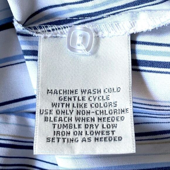 East 5th Striped Button Up Blouse – Size S - Picture 6 of 6